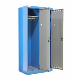 Gebruikte Kast garderobekast 2 deuren (hangsluiting).  L: 500, B: 800, H: 1750 (mm). Artikelcode: 98-5760GB