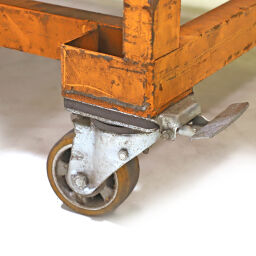 Carrier pallet carrier with rotating top frame used.  L: 1300, W: 1100, H: 610 (mm). Article code: 98-5799GB