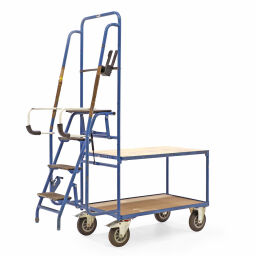 Warehouse trolley order picking trolley