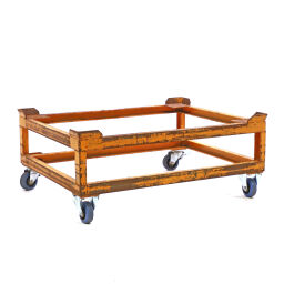 Carrier pallet carrier with 4 capture corners used.  L: 1275, W: 1080, H: 550 (mm). Article code: 98-5802GB