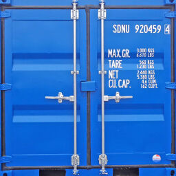 Container materiaalcontainer 4 ft.  L: 2200, B: 1200, H: 2260 (mm). Artikelcode: 99STA-4FT-05HB