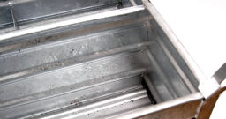 Stapelboxen stahl feste konstruktion stapelbehälter facheinteilung + inkl. deckel