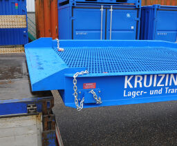 Container Loading Ramp mobile adjustable in height.  L: 11260, W: 2460, H: 800 (mm). Article code: 99-2963