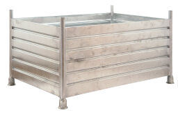 Stapelboxen Stahl feste Konstruktion Stapelbehälter 4 Wände Spezialanfertigung.  L: 1800, B: 1106, H: 523 (mm). Artikelcode: 99-2982-A