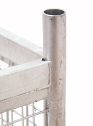 Mesh container fixed construction fixed mesh box structure fixed walls