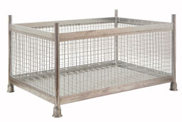 Mesh Stillages fixed construction stackable 4 sides Custom built.  L: 1800, W: 1106, H: 940 (mm). Article code: 99-2983