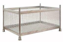 Gaascontainer vaste constructie gitterbox vaste constructie vaste wanden