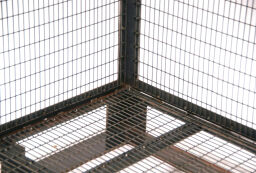 Mesh Stillages fixed construction stackable 4 sides Custom built.  L: 1900, W: 1200, H: 750 (mm). Article code: 99-3061