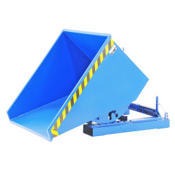 Automatic tilting tilting container automatic tilting container swarf container