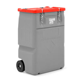 Mobile trays Retention Basin environmental container for hazardous substances Volume (ltr):  250 liter.  L: 600, W: 600, H: 890 (mm). Article code: 40-11458