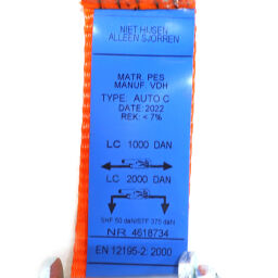 Spanngurte Auto-Transportgurt 50 mm Typ C.  L: 2500, B: 50,  (mm). Artikelcode: 44-ASP-C-02-W