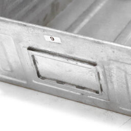 Gebrauchte Sichtlagerkästen Stahl stapelbar mit Grifföffnung.  L: 530, B: 320, H: 300 (mm). Artikelcode: 98-5861GB