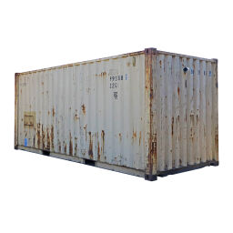 Gebruikte Container materiaalcontainer 20 ft.  L: 6058, B: 2438, H: 2591 (mm). Artikelcode: 98-5909GB