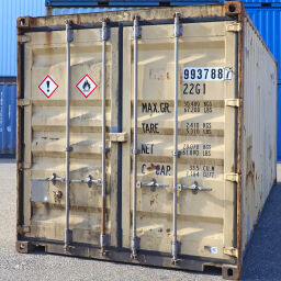 Gebruikte Container materiaalcontainer 20 ft.  L: 6058, B: 2438, H: 2591 (mm). Artikelcode: 98-5909GB