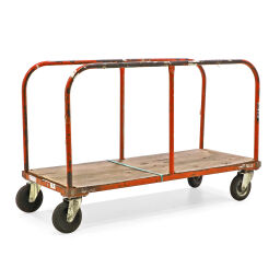 Glass/plate container plate trolley 2 open side walls used.  L: 1600, W: 700, H: 1050 (mm). Article code: 98-5924GB