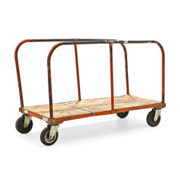 Glass/plate container plate trolley 2 open side walls used.  L: 1620, W: 680, H: 1060 (mm). Article code: 98-5925GB