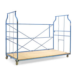 Furniture roll container Roll cage L-nestable used Colour:  blue.  L: 2500, W: 1150, H: 1800 (mm). Article code: 99-099GB-Q