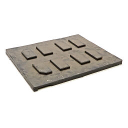 Pallet accessories lid used.  L: 1220, W: 1005, H: 55 (mm). Article code: 98-5942GB