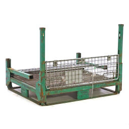 Mesh Stillages stackable 2 short side open used.  L: 1200, W: 1000, H: 912 (mm). Article code: 98-5964GB
