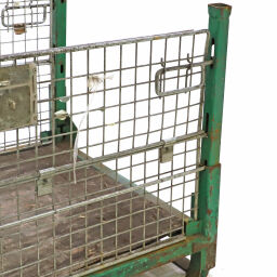 Mesh Stillages stackable 2 short side open used.  L: 1200, W: 1000, H: 912 (mm). Article code: 98-5964GB