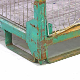 Mesh Stillages stackable B-quality, with damage used.  L: 1200, W: 1000, H: 907 (mm). Article code: 98-5966GB-B