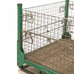 Mesh Stillages stackable B-quality, with damage used.  L: 1200, W: 1000, H: 907 (mm). Article code: 98-5966GB-B