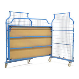 Roll cage used Roll cage furniture roll container L-nestable and stackable  used Article arrangement:  Used.  L: 2000, W: 1150, H: 1840 (mm). Article code: 98-5967GB