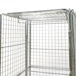 Full Security Roll cage nestable used Article arrangement:  Used.  L: 850, W: 730, H: 1780 (mm). Article code: 98-6044GB