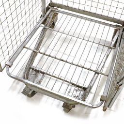 Full Security Roll cage A-nestable used Article arrangement:  Used.  L: 850, W: 730, H: 1700 (mm). Article code: 98-6045GB