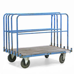 Used Warehouse trolley fence trolley 2 open side walls used.  L: 1280, W: 800, H: 800 (mm). Article code: 98-6067GB