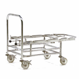 Used warehouse trolley platform trolley 1 push bracket