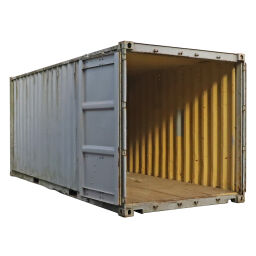 Container goods container 20 ft used.  L: 6058, W: 2438, H: 2591 (mm). Article code: 98-6086GB