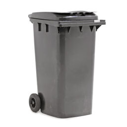 Gebrauchte Mülltonne  Abfall und Reinigung Mini-Container Deckel mit Einwurfschlitz .  L: 740, B: 580, H: 1070 (mm). Artikelcode: 99-446-240-S-GB