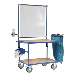 Chariot plateau Fetra accessoires collecteur de déchets