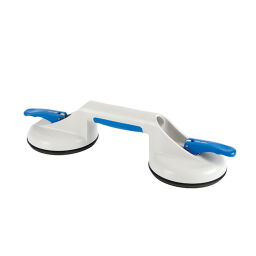 Safe accessories suction lifter with lever system, 2x ø 120 mm 