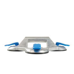 Glass/plate container suction lifter with lever system, 3x Ø 120 mm .  Article code: 26-603.0BL