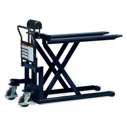 Pallet truck high lifter lifting height 85-830 mm.  L: 1550, W: 526,  (mm). Article code: 856820