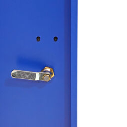 Gebruikte Kast garderobekast 4 deuren (cilindersluiting).  B: 800, D: 500, H: 1800 (mm). Artikelcode: 77-A106647