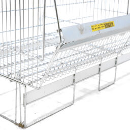 Wire basket combination kit semi fold down front wall used.  L: 1300, W: 745, H: 625 (mm). Article code: 98-6091GB-SET