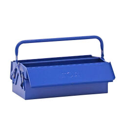 Transport case toolbox with 3 compartments 