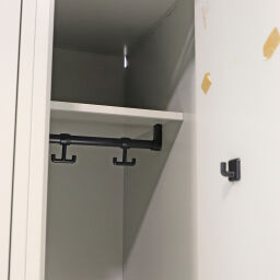 Gebruikte kast lockerkast 3 deuren (hangsluiting)