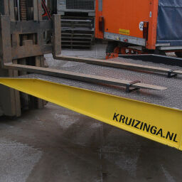 acces ramps container access ramp heavy version Height difference:  10 - 20 cm.  L: 2000, W: 2080, H: 260 (mm). Article code: 99-894