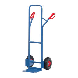 Stalen steekwagens Fetra vaste constructie lekvrije PU-banden 260x85 mm