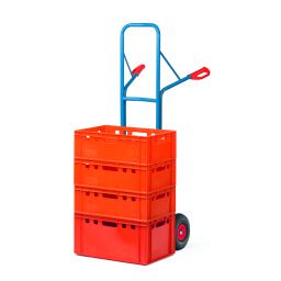 Steel sack truck Fetra fixed construction puncture-proof PU tyres 260x85 mm