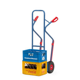 Diable transport acier Fetra construction compact roues increvable 260x85 mm