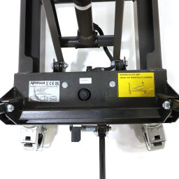 Pallet truck mobile lifting table push bracket, fixed used.  Article code: 77-A036633-01