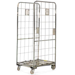 2-Sides Roll cage A-nestable used Type:  2-sides.  L: 800, W: 680, H: 1770 (mm). Article code: 98-5887GB