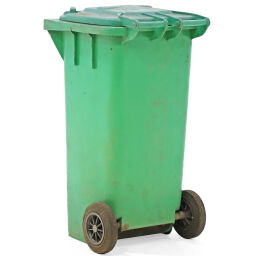 Gebrauchte Mülltonne  Abfall und Reinigung Mini-Container mit Scharnierdeckel.  L: 550, B: 490, H: 930 (mm). Artikelcode: 98-6239GB