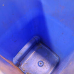 Gebrauchte Mülltonne  Abfall und Reinigung Mini-Container Ohne Deckel.  L: 550, B: 480, H: 900 (mm). Artikelcode: 98-6249GB