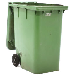 Gebrauchte Mülltonne  Abfall und Reinigung Mini-Container mit Scharnierdeckel.  L: 870, B: 580, H: 1090 (mm). Artikelcode: 98-6251GB